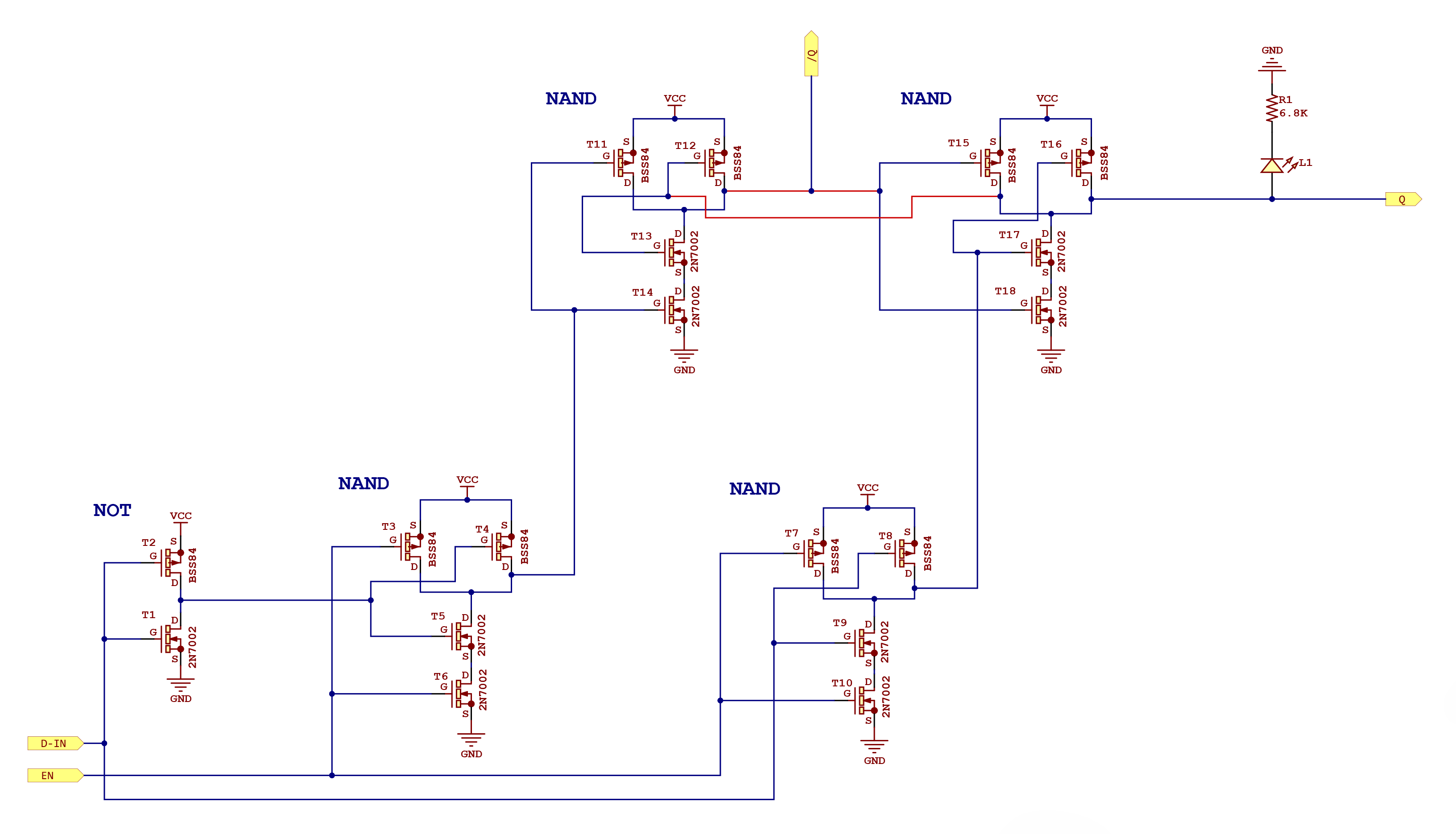 D-Type FF module schematic