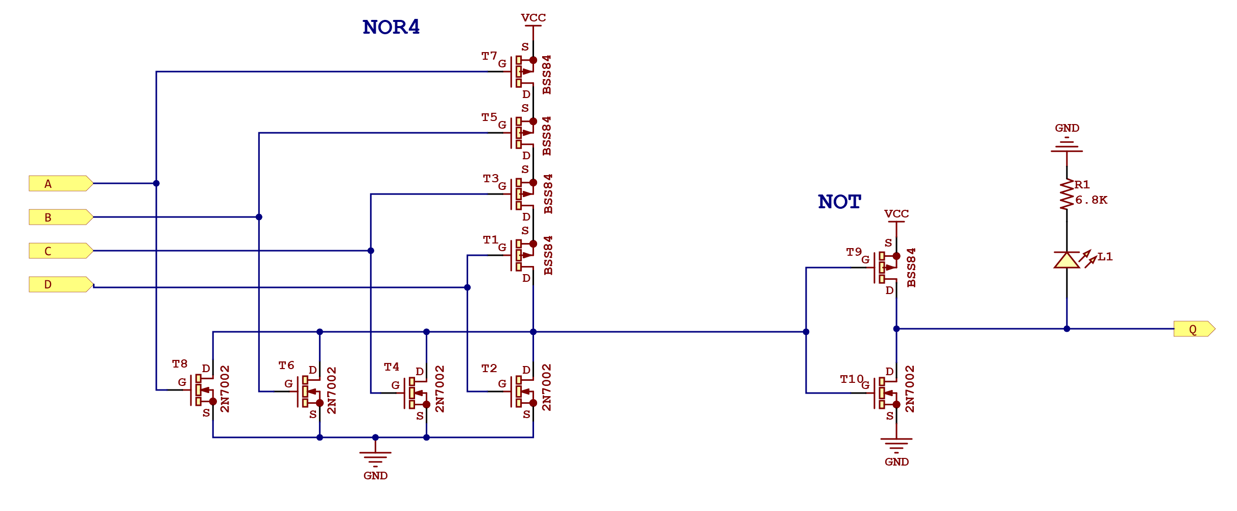 OR4 gate schematic