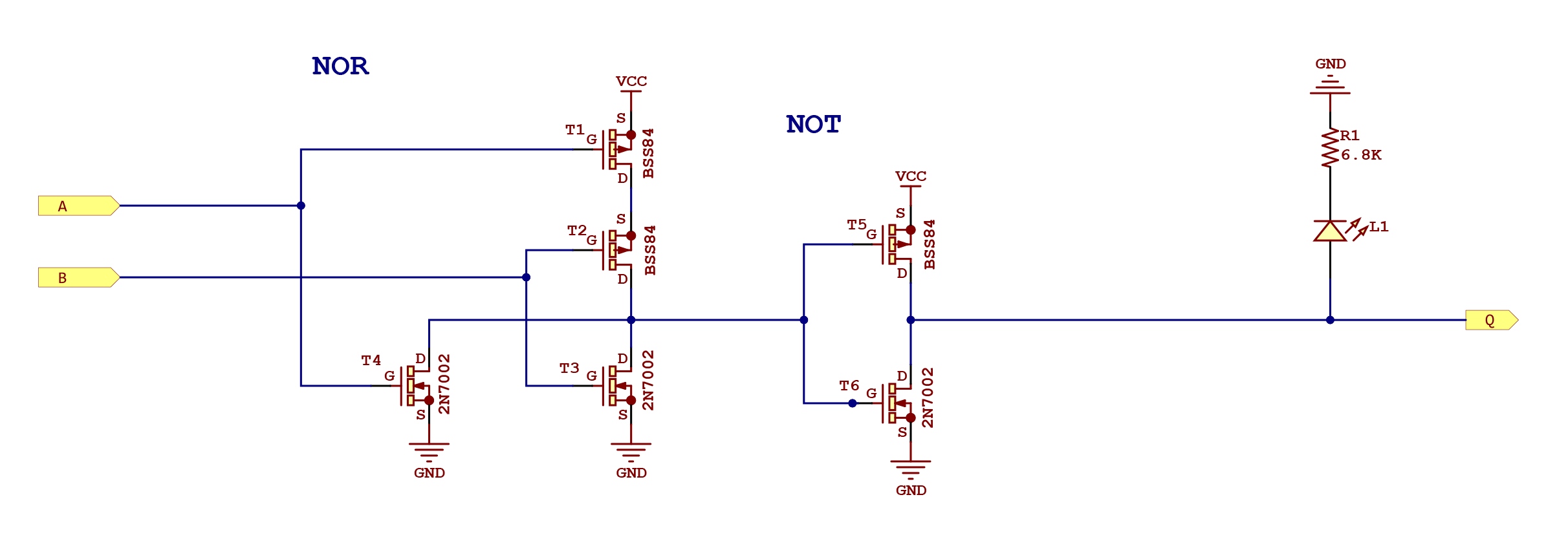 OR gate schematic