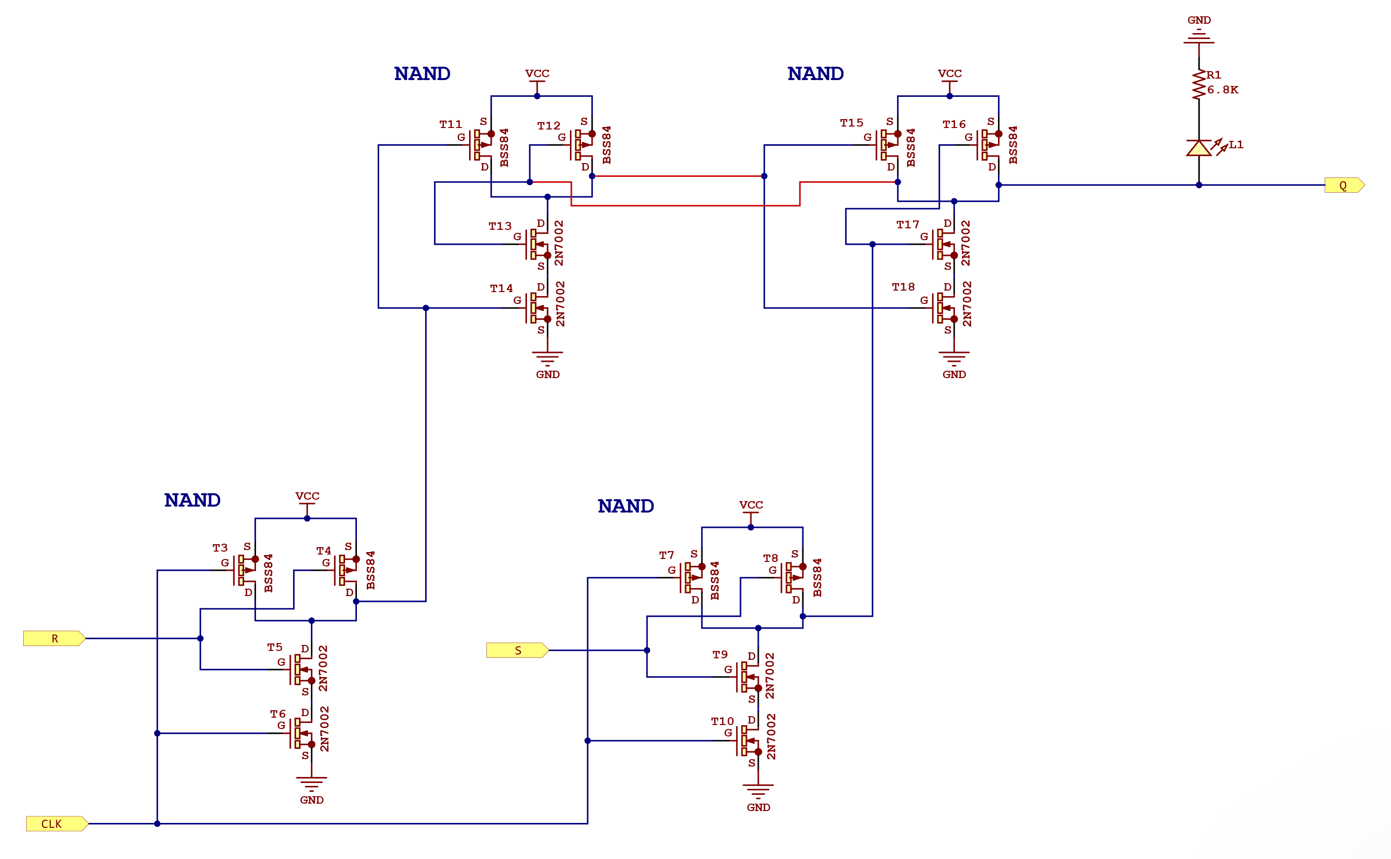 SR Latch SYNC  module schematic